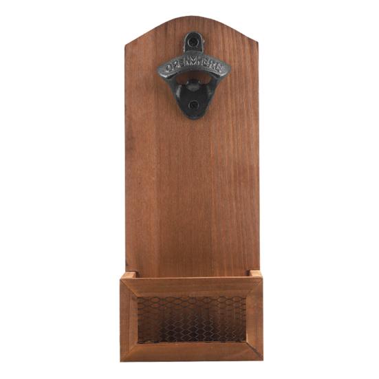 

Открывалка для бутылок, ретро, ​​трудосберегающая железная винтажная деревянная открывалка для пива, принадлежности