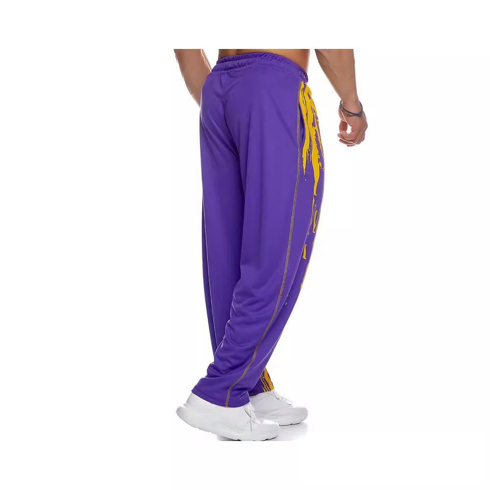 Pantaloni Sportivi da Allenamento Fitness da Uomo Pantaloni Casual Atletici Stampati ad Asciugatura Rapida