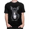 Custom French Bulldog T Shirt Men 100 Cotton Tshirt Frenchie Dog Tee Tops Streetwear Tshirt