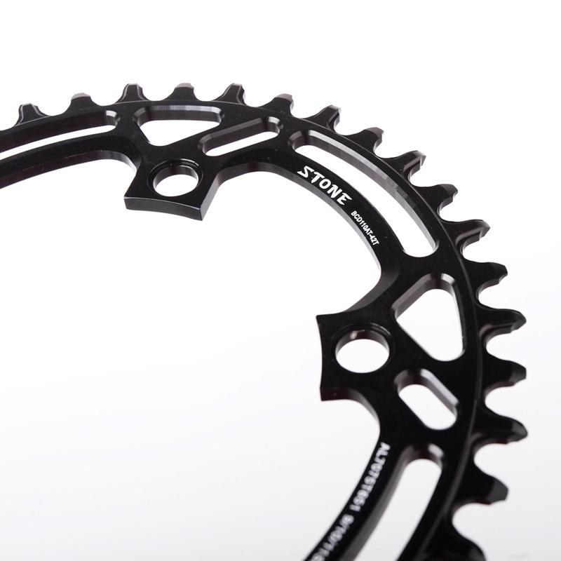 Stone Oval Single Chainring BCD 110mm BCD110 4 Arms for APEX Road Bike Folding Bike Narrow Wide Chain Ring Chainwheel Part
