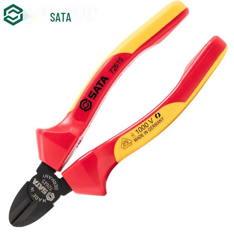 SATA VDE 1000V Insulated Diagonal Pliers