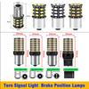 ZG 2Pcs Car Led Lamp Turn Lamp Brake Lights Signal Lamp Bau15s 1156 1157 BA15S T20 W21 3157 3156 Bulbs 144smd CanBus Flashing