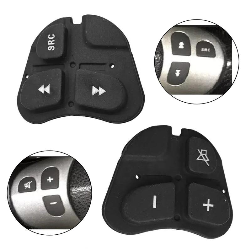 Car Multi Function Push Rubber Steering Wheel Audio Button Fit For Alfa For For 147 156 166 GT Car Interior Accessories