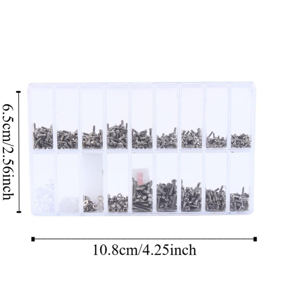 Stainless Steel Eyeglass Screws Repair Kit Small Tiny Screws Watch Screws Repair Kit Small Screw Assortment Watch Repair