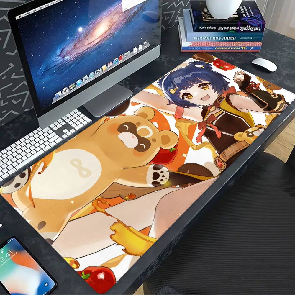 Mao Xiangling Anime Genshin I-Impact Game Mousepad Non-slip Suitable For Office Computers Laptops E-sports Game Desk Mats XXL K