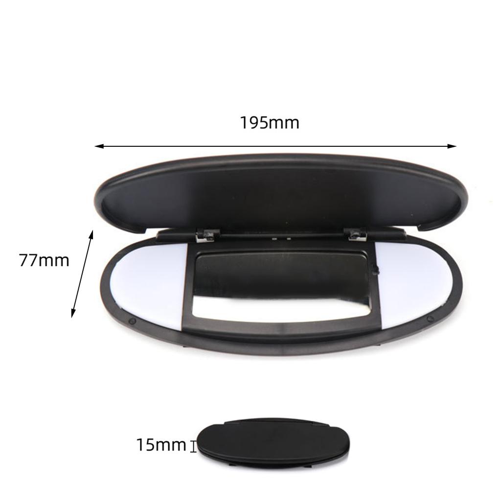 Sun Visor Vanity Mirror Cover Sunshade Mirrror Cover Replacement for BMW Mini R55 R56 R60 2007 2014