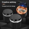 AEKUQ1 Car LED Emblem Ashtray Portable Garbage Box Storage Holder For Porsche 911 Cayenne Macan Carrera-GT 928 944 968 Panamera Boxster