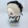 niannyyhouse Lace Head Dress, Dress, Apron, 10cm, 15cm, 20cm Plush Doll, Maid Suit, Cotton Doll Clothes, Dress-Up, Doll Accessories (Black-20cm)