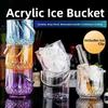 ZISIZ Commercial Acrylic Ice Bucket