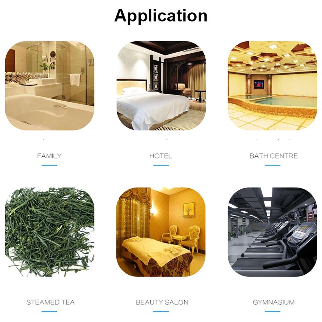 220V Steam Generator Sauna Steamer with Waterproof Programmable Controls for Home SPA Bathroom Hotel Shower Bath 4.5KW