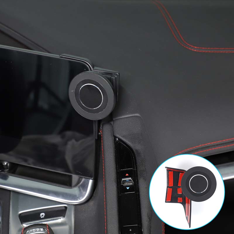 For Corvette C8 Stingray Z51 Z06 2020-2026 Car Phone Holder Navigation Bar Mobile Phone Bracket Gravity Wireless Charge