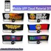 LED Bluetooth Smart Display: USB-Powered Flexible Full-Color Advertising Screen for Cars