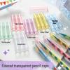 Transparent Pencil Cap for Kids - Grip Aid & Protective Cover
