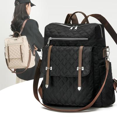 Dual-shoulder Bag Fashionable Dual-shoulder Backpack High-end Commuting and Traveling Women's Backpack