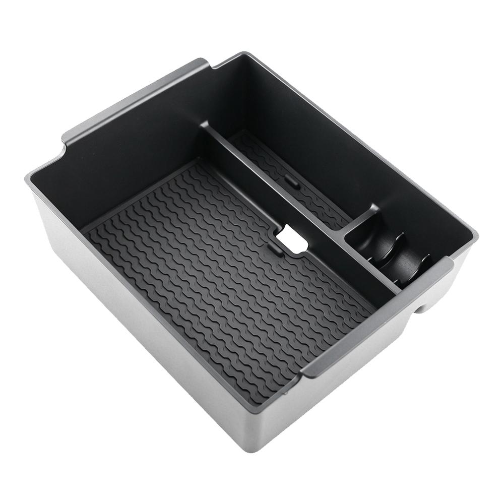 For Mitsubishi Triton L200 2024 2025 2026 Armrest Storage Box Center Console Organizer Tray Tidying Case Interior Accessories