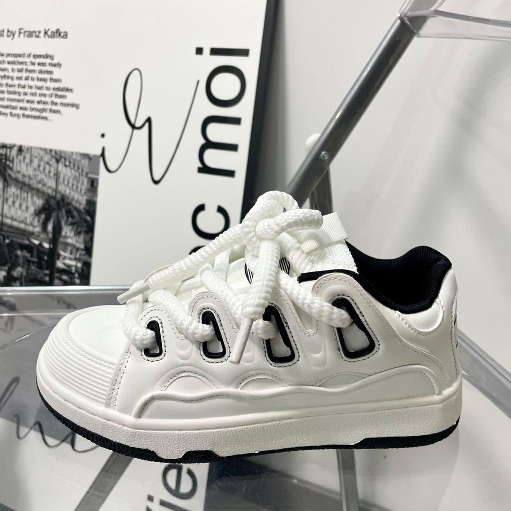 Fashion Low Top Board Shoes Men Thick Soled Vintage Sneakers Woman Light Sport Shoes for Man Female Footwear