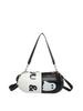 Dopamine Bag Sports Bag Contrasting Color Trend Cylindrical Capsule Bag Wind Personality Funny Oblique Span Bag