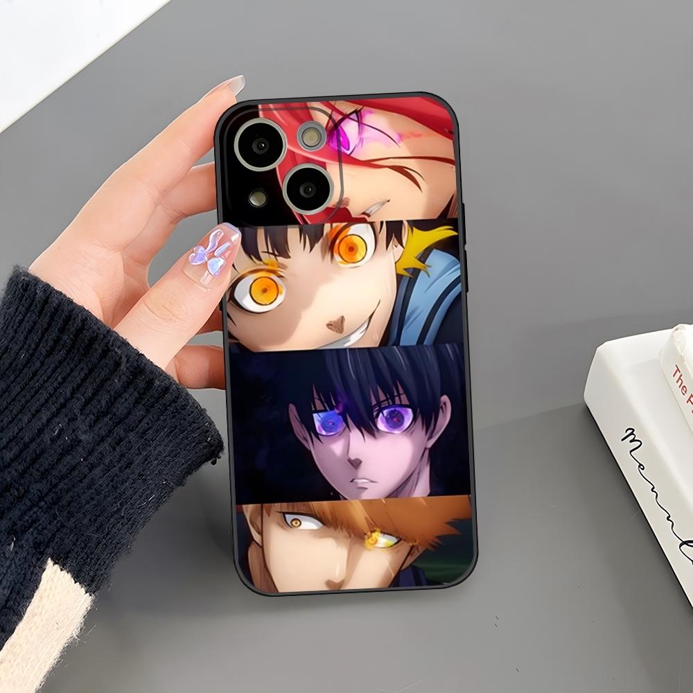Blue Lock Anime Phone Case For Iphone 16 Plus 15 14 Pro Max 13 Mini 11 12 Xr X Xs 6 7 8 SE Plus Back Cover