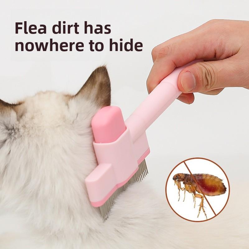 Pet Hairbrush - Cat Hair Comb - Remove Loose Hair - Pet Comb - Cat Hair Removal Device - Dog Cleaning Comb - Pet Supplies