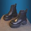 Thick-soled Martin Boots Women's 2025 New Autumn and Winter Single Boots Warm and Versatile Short Boots Tide-increasing Boots Women's Wenzhou Shoes