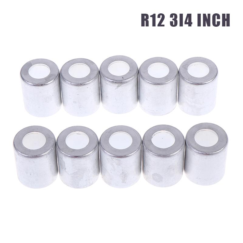 10 ks hliníkových objímek, tvarovek na potrubí, 16 mm, 20 mm, 24 mm, 26 mm, průměr otvoru. Krimpovací návleky na hadice autoklimatizace R12 R134A