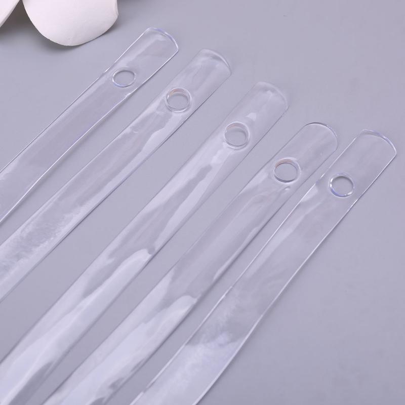 5Pcs Transparent Display Hanger Connector Strips Display Stable For Clothes Rack