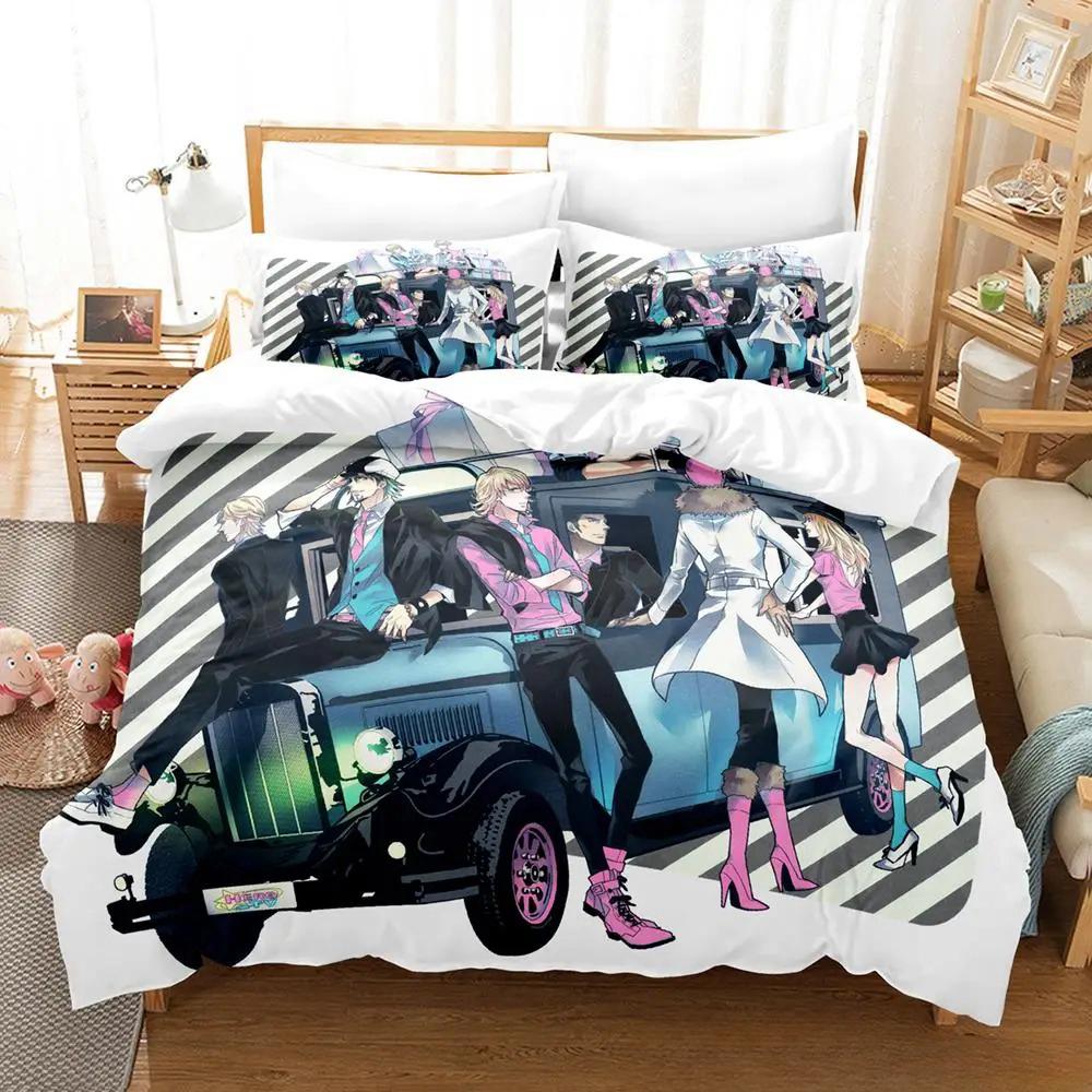 Fashion New 3D Printing Tiger & Bunny Bedding Set Cartoon Anime three-piece set Adult Kid Bedroom Duvet cover Sets Home Textiles