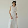 LUCIR ZU Osborn Ribbon Tied Sleeveless One-Piece (Ivory)