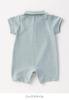 ANGELIEBE Baby Clothes for Boys and Short Size Sax Girls, Newborns, Parent-Child Pair, Collared, Polo, Romper, Sleeves, 70-80,