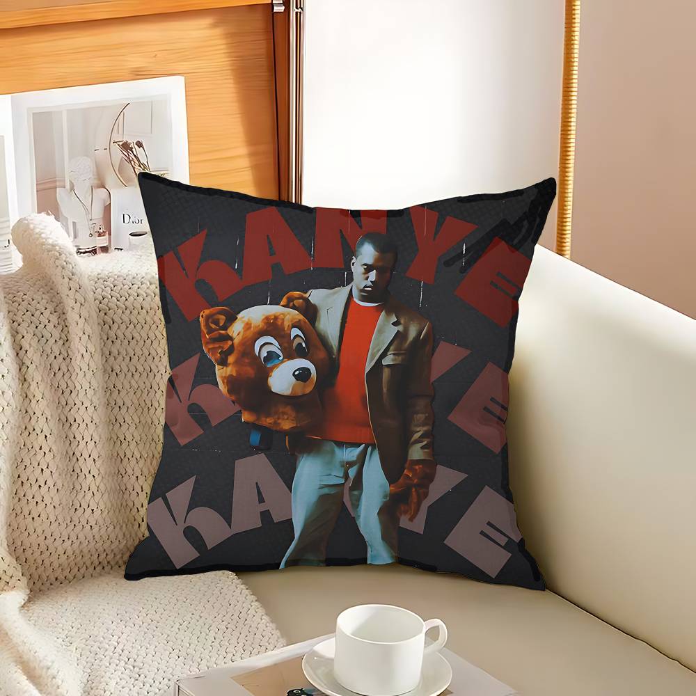 Classic Rapper K-Kanye W-West Y-Ye Cushion Cover Decorative Pillow Sofa Home Decor Case Pillow Cases