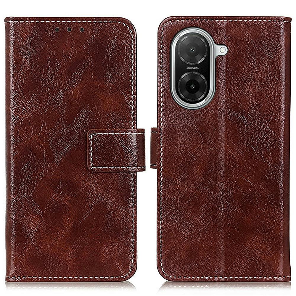 For Xiaomi Redmi A5 4G (171.7*77.8*8.3mm)/Poco C71 4G Case Wallet Leather Phone Cover Crazy Horse Texture
