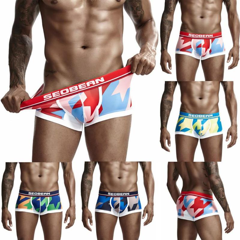 

Мужская сексуальная мода Печатное нижнее белье Удобное сексуальное нижнее белье