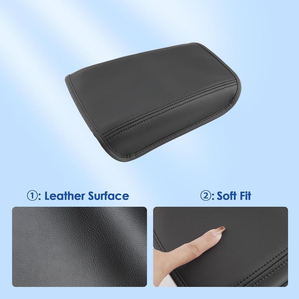 2024 2025 2026 Tucson Accessories Center Console Cover For Hyundai Tucson (SE/SEL/SEL Convenience/XRT/N Line/Limited), Waterproof&Comfy Leather