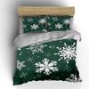 Snowflake-Themed Three-Piece Winter Set Kid'S And Adults' Bedroom Decor, Exquisite Three-Piece Bedding Set Gift