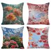 Neuer Kreativer Mode Einfacher Rosenblumen Kissenbezug Zuhause Sofa Kissenbezug