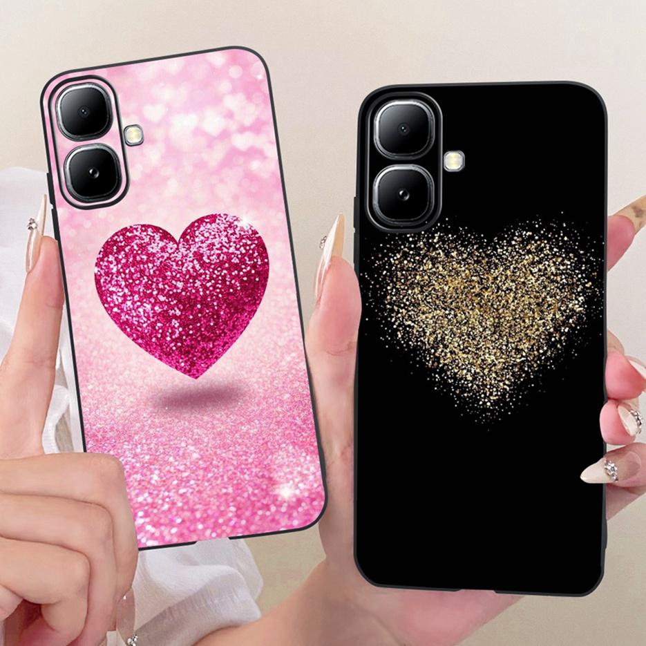 For Infinix Smart 20 Case X6840 X6840B Luxury Bow Flowers Painted Cover Soft Silicone Case For Infinix Smart 20 Smart20 4G Shell