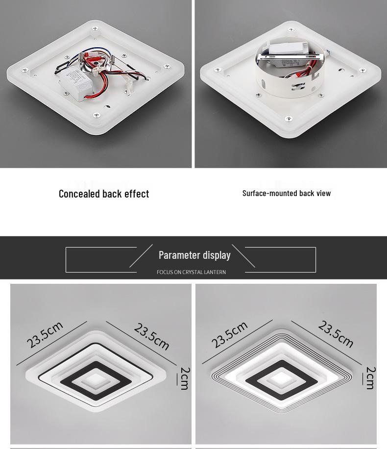 LED Ceiling Light for Hallway, Entrance, or Balcony - Round Surface Mounted Design