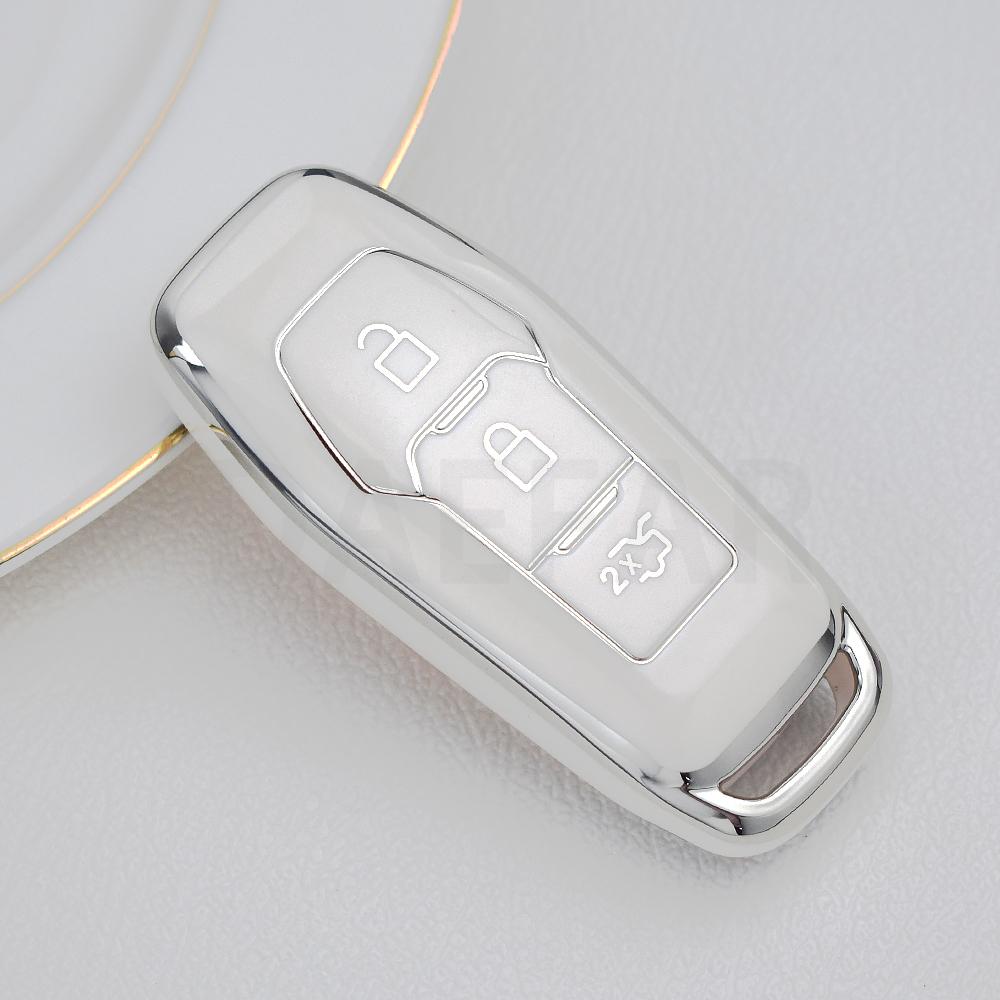 Tpu Car Remote Key Fob Shell Cover Case For Ford F-150 Mondeo Galaxy S-Max Explorer Ranger     Car Styling