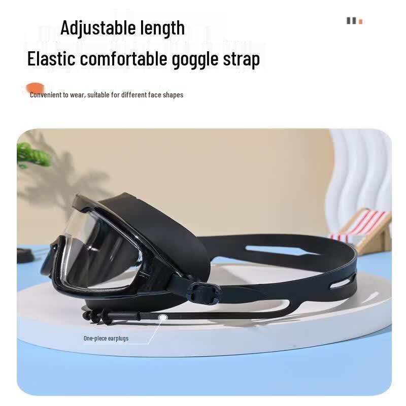 Lunettes de natation anti-buée à large cadre