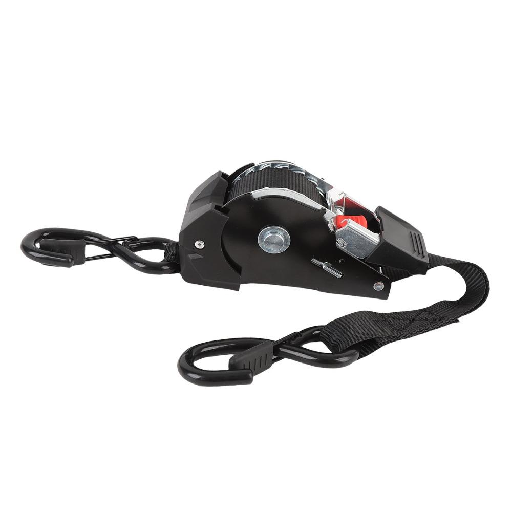 Stretching up to a maximum length of 3m Ratchet Tie Down Straps Black Trailer Straps  for Jet Ski