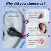 Wireless Earbuds Bone Conduction Bluetooth 5.3 Sports Earphones Built-in Microphone Earhooks Display Charging Case IPX7 Waterproof Headphones