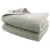 Imabari Factory Certified Slim Bath Towels, Made In Japan, Light Gray, Approx. 34 X 110 Cm, Set of 2