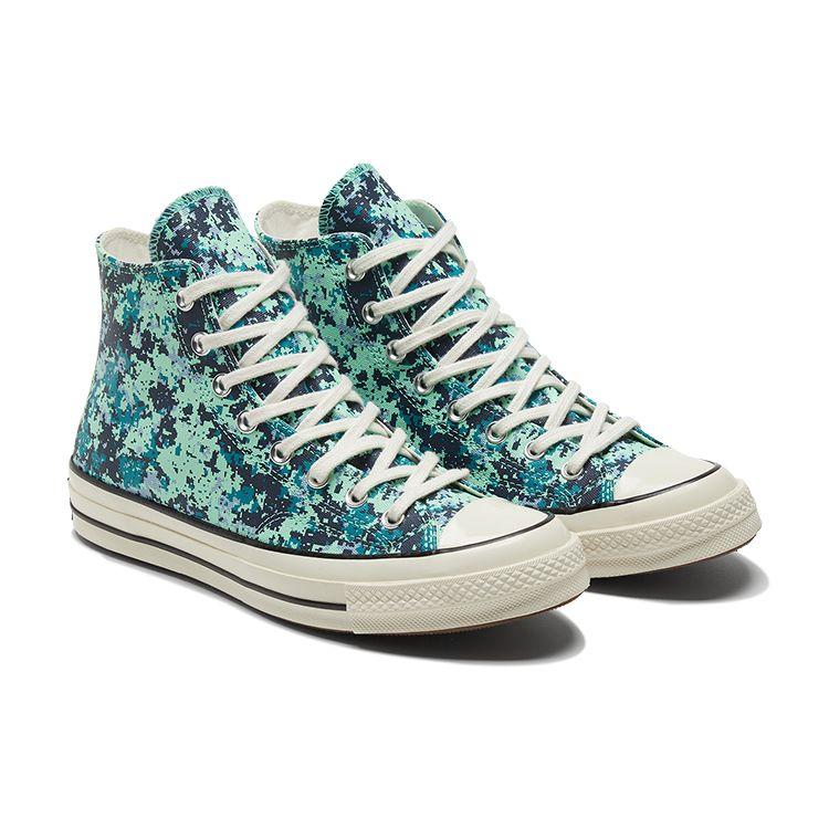 Converse Chuck 70 High Digi Camo - Green Glow Unisex-Sneaker Midnight-Navy 170381C