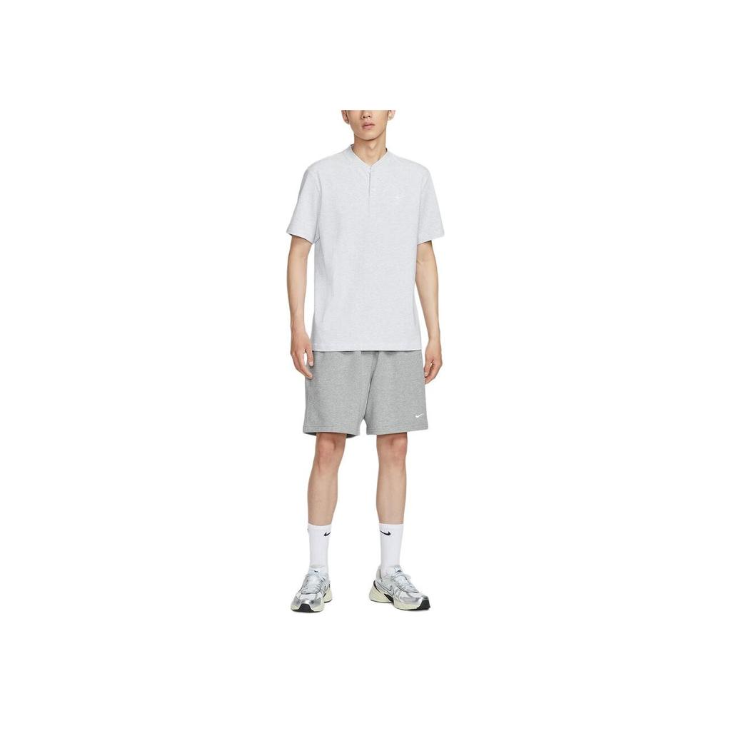 Nike Club Mens Short Sleeve Henley Knit T-Shirt Men Tops HQ5975051
