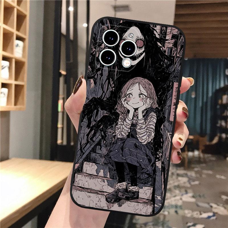 Phone Case For iphone 17 Pro Max 17 Pro Air 16 15 14 13 Pro Max 15 16 Pro 15Plus Anime Girl Art Horror Eyes