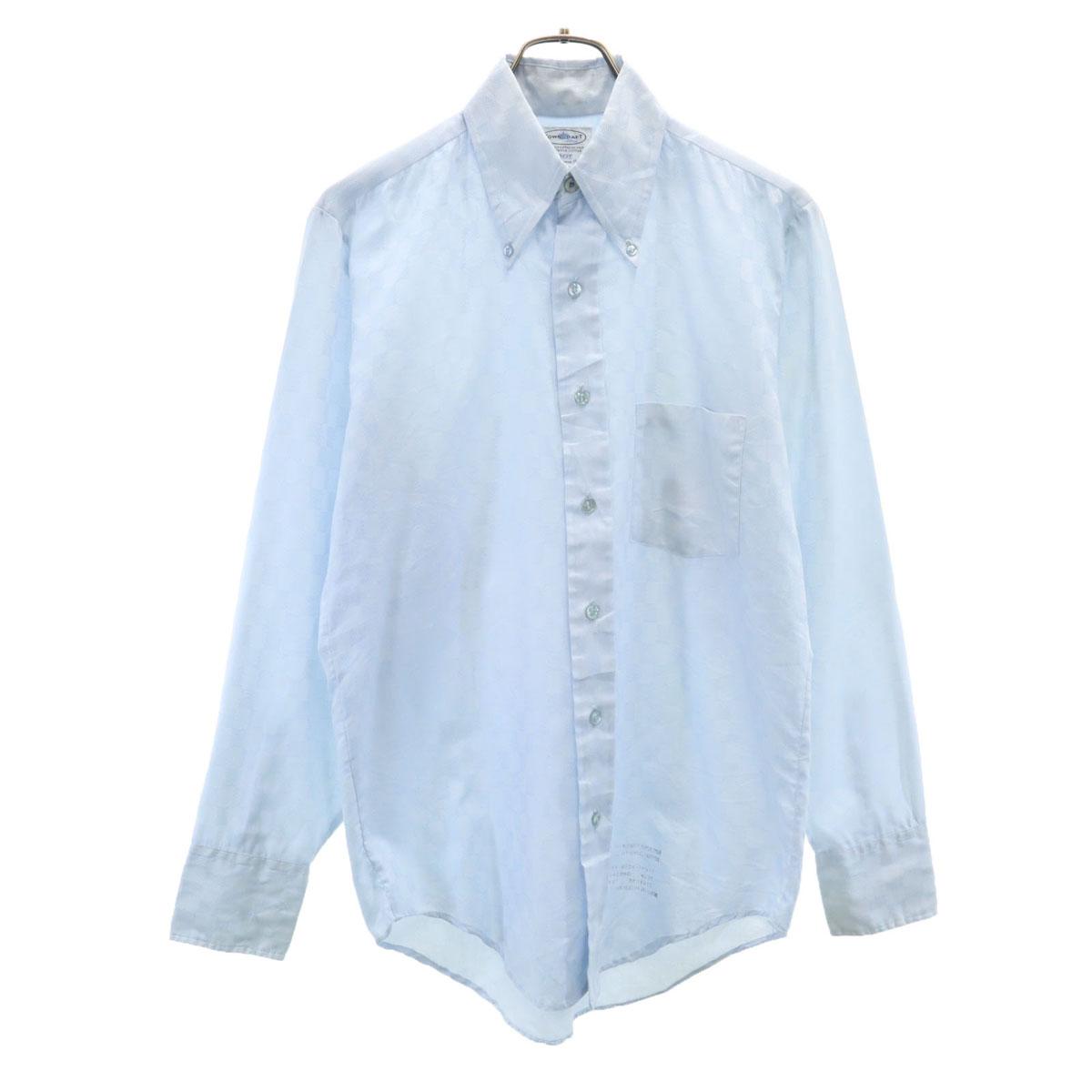 

TOWNCRAFT 70s Vintage PENN PREST Long sleeve Button down shirt Penneys Men s Used