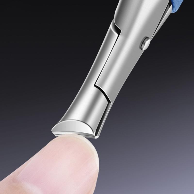 Toenail Clippers for Thick Toenails,Sharps Heavy Duty Nails Cutter Angled Head Toe Nail Clippers with Wide Jaw Opening