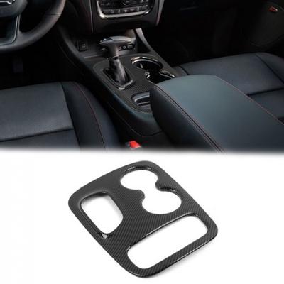 Carbon Fiber Central Control Gear Shift Cover Trim ABS for Dodge Durango 2018-20