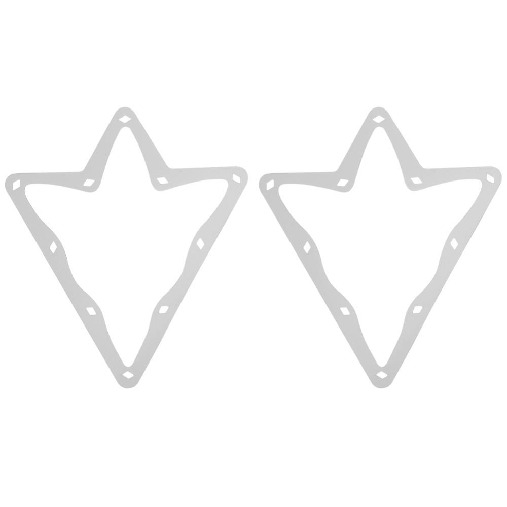 6Pcs White Pool Rack Sheet Smooth Surface Ball Rack Sheet Positioning Rack Pool Table Use