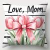 4pcs Set, Mother'S Day Pillowcase, Flower Pillowcase, 45x45cm, Single-Sided Print, Mother'S Day Decoration, Sofa Waist